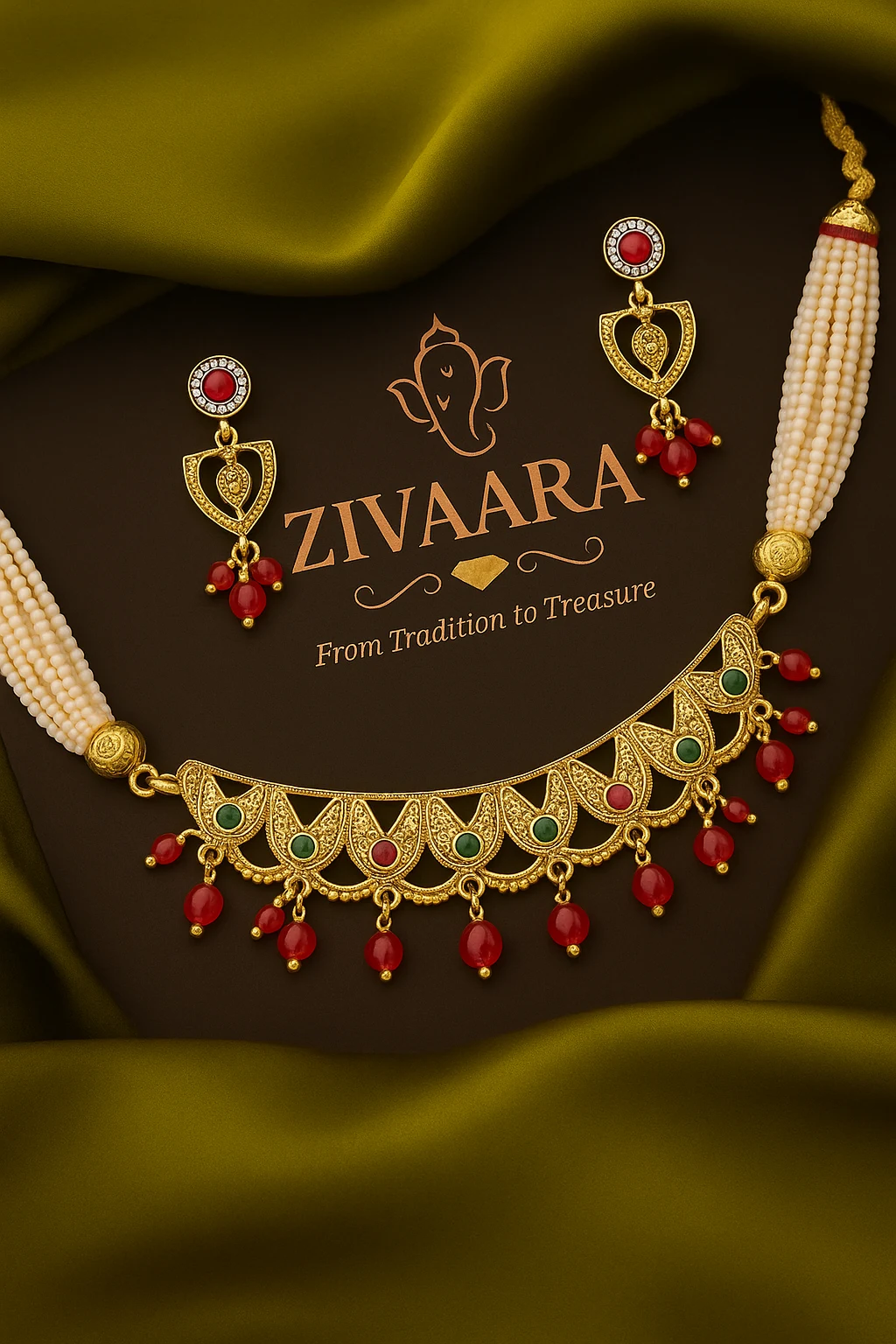 Stylish Necklace Set for Women – Designer Artificial Jewelry for Parties & Weddings