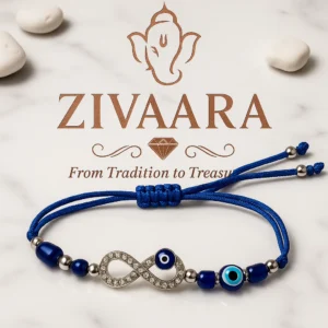 Infinity Evil Eye Blue Adjustable Bracelet – Protection & Style