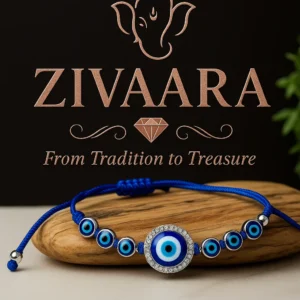 Elegant Blue Evil Eye Protection Bracelet – Adjustable & Stylish