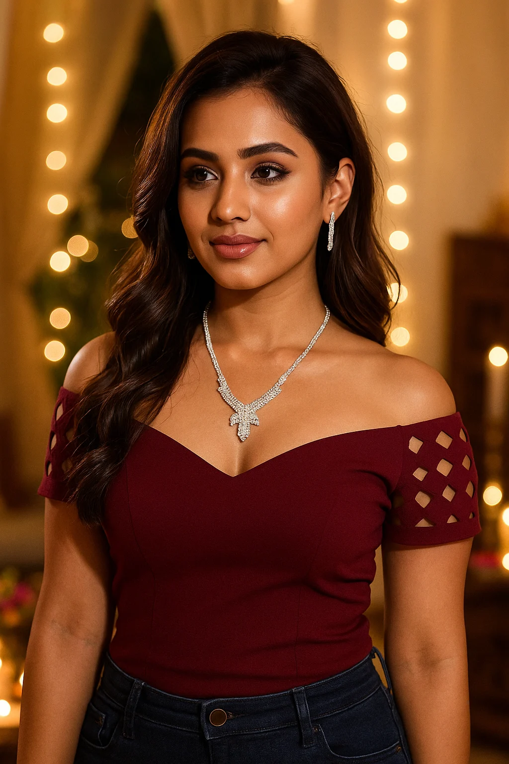 Trendy Necklace Set for Girls – Elegant Artificial Jewelry for All Occasions