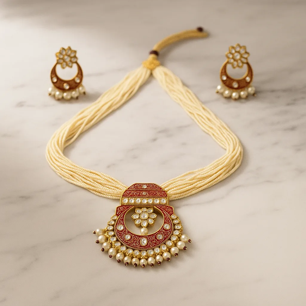 necklace with earrings for women